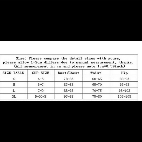 ✨Sexy Black &Cream Snakeskin Bandeau Style Bikini✨ - Picture 5 of 5